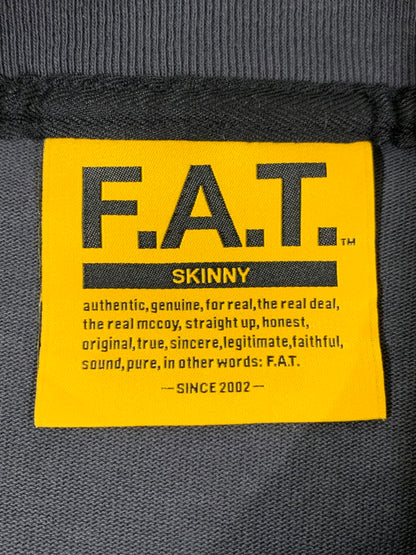 【中古品】【メンズ】 FAT エフエーティー F32420-CT12-AB AUTHENTIC L S TEE 長袖Tシャツ ロングスリーブ 142-260416-AS-6-min サイズ：SKINNY カラー：ダークグレー 万代Net店