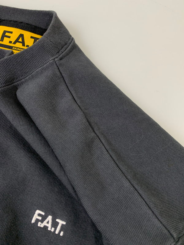 【中古品】【メンズ】 FAT エフエーティー F32420-CT12-AB AUTHENTIC L S TEE 長袖Tシャツ ロングスリーブ 142-260416-AS-6-min サイズ：SKINNY カラー：ダークグレー 万代Net店