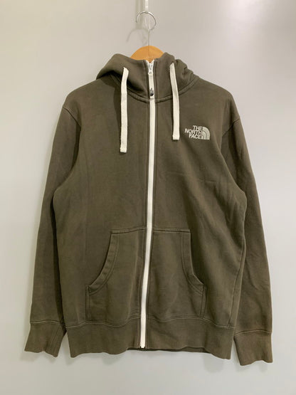 【中古品】【メンズ】 THE NORTH FACE ザ・ノースフェイス NT62130 REARVIEW FULL ZIP HOODIE フルジップパーカー 144-260416-AS-10-min サイズ：M カラー：カーキ 万代Net店