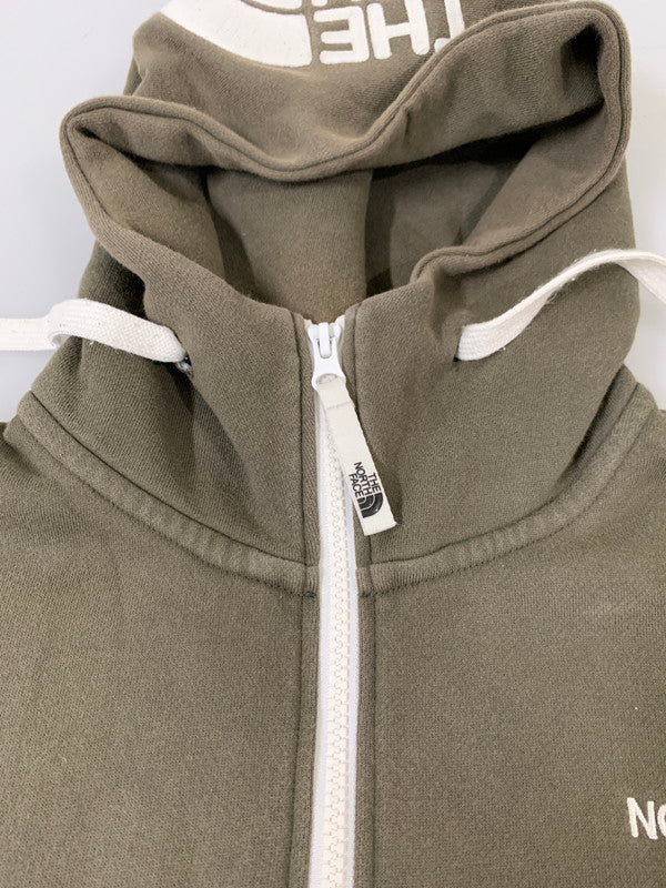 【中古品】【メンズ】 THE NORTH FACE ザ・ノースフェイス NT62130 REARVIEW FULL ZIP HOODIE フルジップパーカー 144-260416-AS-10-min サイズ：M カラー：カーキ 万代Net店