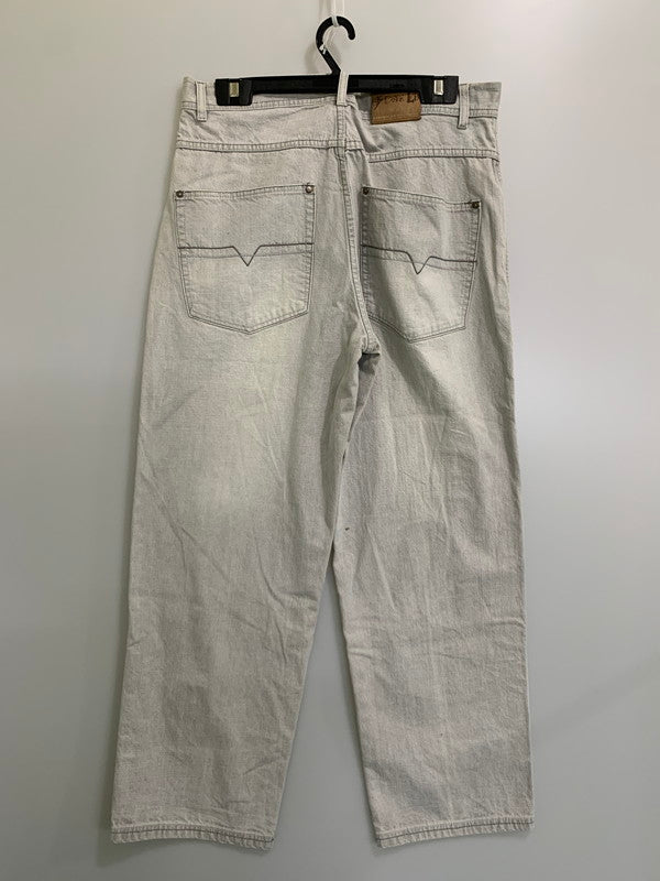 【中古品】【メンズ】 GODBODY ゴッドボディー DENIM PANTS デニムパンツ ボトムス 157-260416-AS-15-min サイズ：36/32 カラー：グレー 万代Net店