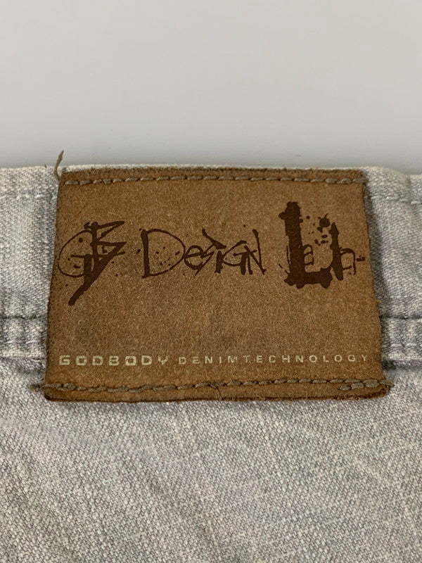【中古品】【メンズ】 GODBODY ゴッドボディー DENIM PANTS デニムパンツ ボトムス 157-260416-AS-15-min サイズ：36/32 カラー：グレー 万代Net店