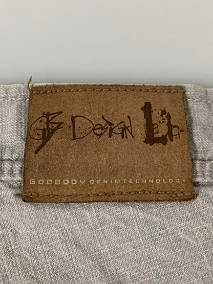【中古品】【メンズ】 GODBODY ゴッドボディー DENIM PANTS デニムパンツ ボトムス 157-260416-AS-15-min サイズ：36/32 カラー：グレー 万代Net店