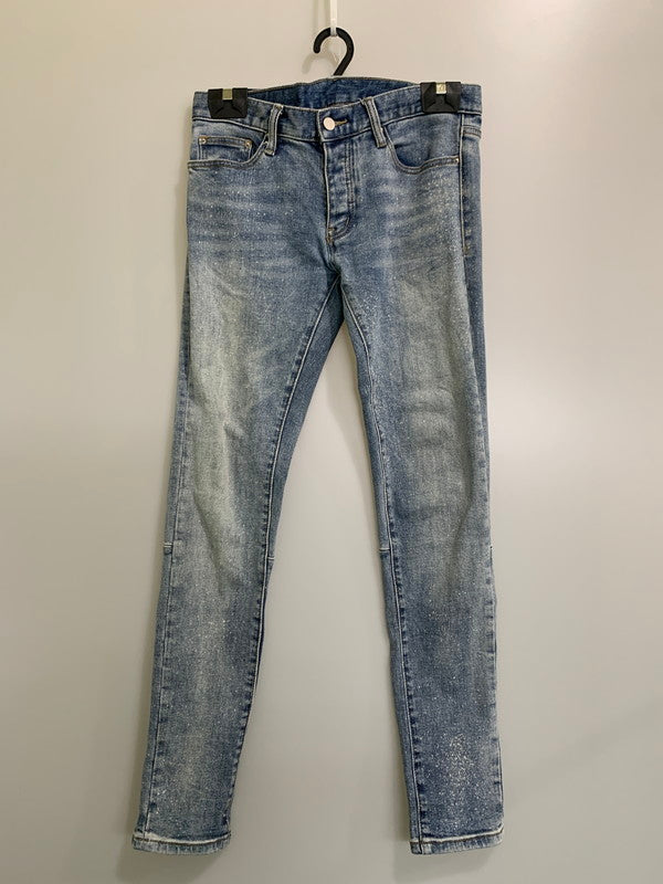 【中古品】【メンズ】 MNML ミニマル SKINNY DENIM PANTS スキニー デニムパンツ ボトムス 153-260416-AS-18-min サイズ：30 カラー：ブルー 万代Net店