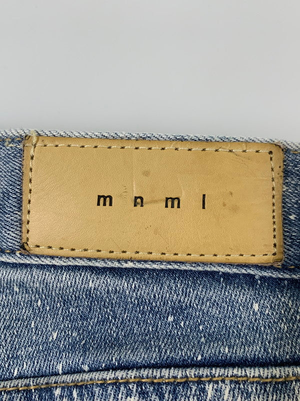 【中古品】【メンズ】 MNML ミニマル SKINNY DENIM PANTS スキニー デニムパンツ ボトムス 153-260416-AS-18-min サイズ：30 カラー：ブルー 万代Net店