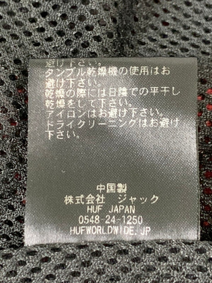 【現状渡し品】【メンズ】 HUF ハフ FL00154 SATIVA FLORAL FULL-ZIP SHERPA シェルパジャケット フリース アウター 142-260416-AS-14-min サイズ：XL カラー：レッド/ネイビー 万代Net店