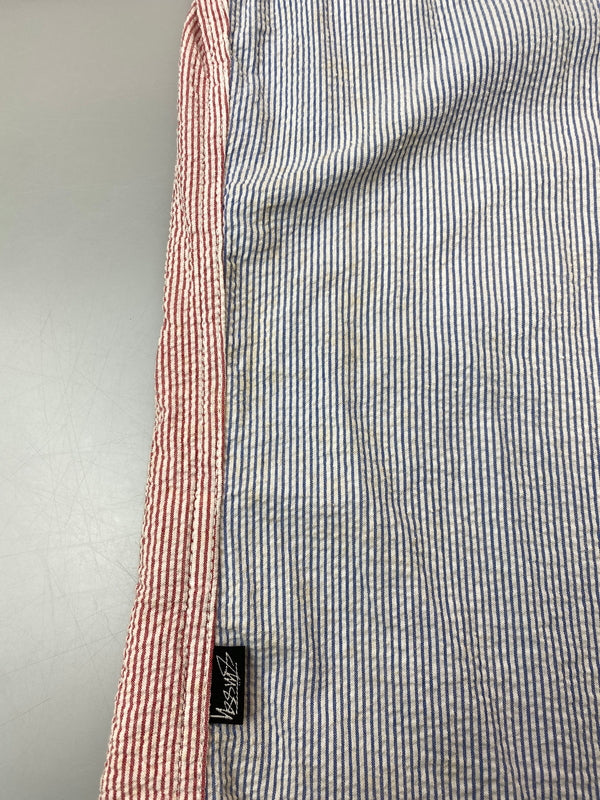 【中古品】【メンズ】 STUSSY ステューシー S/S MULTI COLOR SHIRT ショートスリーブ マルチカラーシャツ 半袖シャツ トップス 142-260626-yn-37-min サイズ：M カラー：マルチカラー 万代Net店