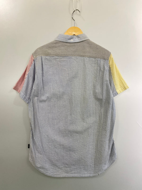【中古品】【メンズ】 STUSSY ステューシー S/S MULTI COLOR SHIRT ショートスリーブ マルチカラーシャツ 半袖シャツ トップス 142-260626-yn-37-min サイズ：M カラー：マルチカラー 万代Net店