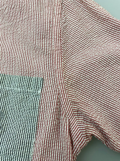 【中古品】【メンズ】 STUSSY ステューシー S/S MULTI COLOR SHIRT ショートスリーブ マルチカラーシャツ 半袖シャツ トップス 142-260626-yn-37-min サイズ：M カラー：マルチカラー 万代Net店