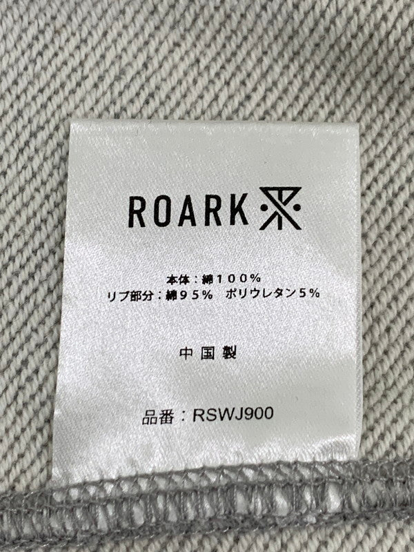 【中古美品】【メンズ】 ROARK ロアーク MEDIEVAL LOGO HOODED SWEAT フルジップパーカー 144-260416-AS-9-min サイズ：M カラー：グレー 万代Net店