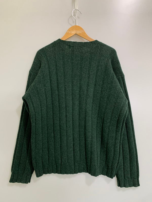 【中古品】【メンズ】 POLO RALPH LAUREN ポロ・ラルフローレン LAMB WOOL LS KNIT 146-260416-AS-4-min サイズ：L カラー：グリーン 万代Net店