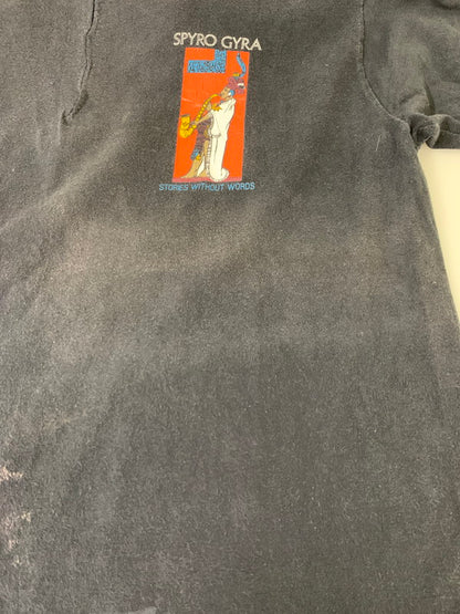 【現状渡し品】【メンズ】 HANES SPYRO GYRA TOUR TEE ヘインズタグ 半袖Tシャツ ショートスリーブ 146-260416-AS-2-min サイズ：XL カラー：ブラック 万代Net店