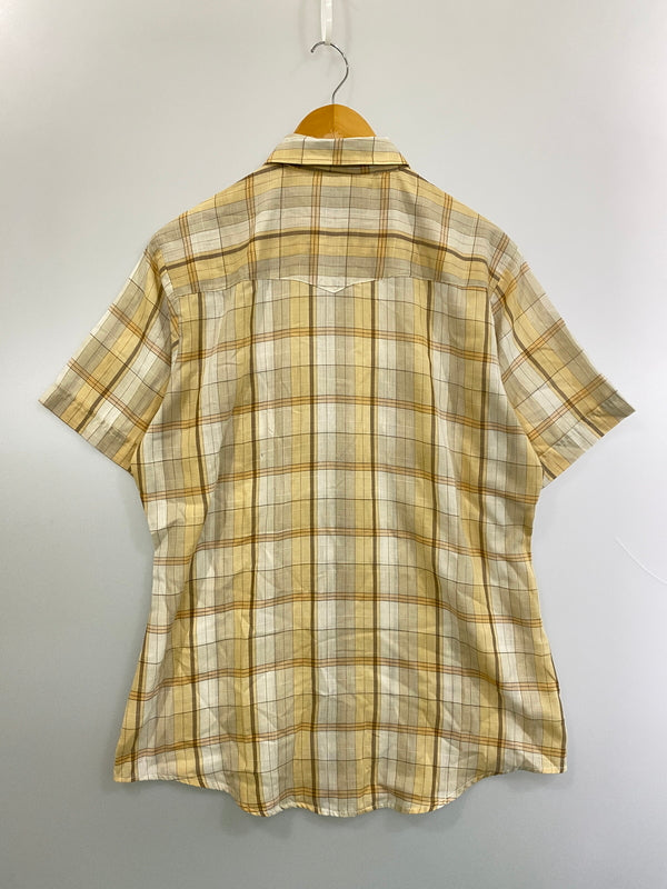 【中古品】【メンズ】 DEE CEE ディーシー SS WESTERN SHIRT 半袖 ウェスタンシャツ トップス 146-260626-jt-09-min サイズ：16 カラー：イエロー系 万代Net店