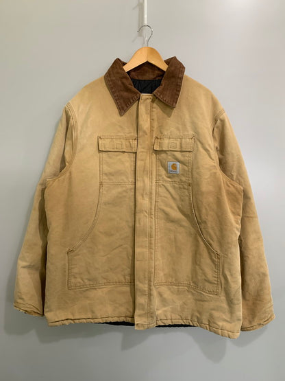 【現状渡し品】【メンズ】 Carhartt カーハート TRADITIONAL DUCK JACKET トラディショナル ダック ジャケット メンズ アウター 146-260414-KS-14-min サイズ：不明 カラー：ベージュ 万代Net店