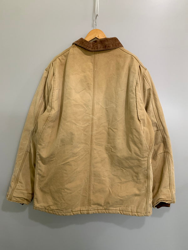 【現状渡し品】【メンズ】 Carhartt カーハート TRADITIONAL DUCK JACKET トラディショナル ダック ジャケット メンズ アウター 146-260414-KS-14-min サイズ：不明 カラー：ベージュ 万代Net店