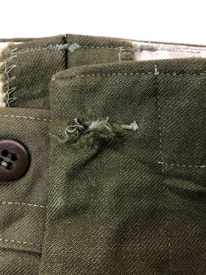 【現状渡し品】【メンズ】 フランス軍 RAPID ZIP PANTS ラピッド ジップ パンツ ボトムス 157-260415-AS-18-min サイズ：下記参照 カラー：カーキ 万代Net店