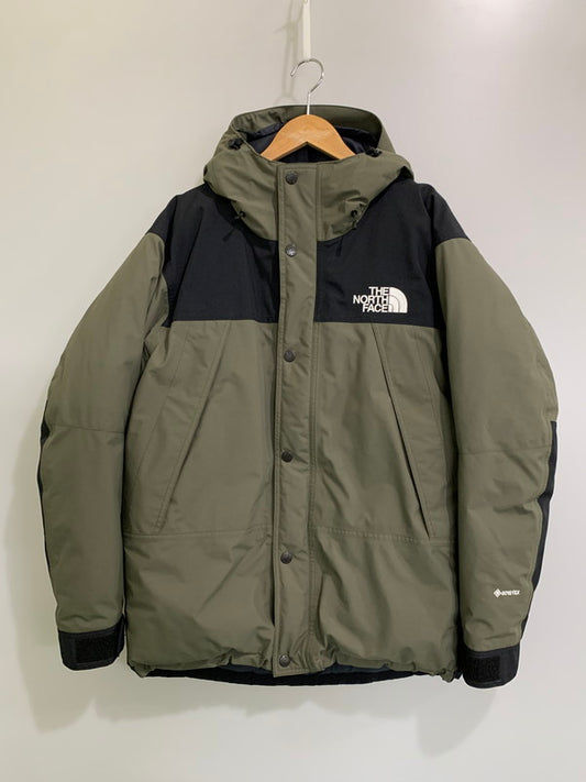 【中古品】【メンズ】 THE NORTH FACE ザ・ノースフェイス MOUNTAIN DOWN JACKET ND91930 マウンテンダウンジャケット アウター 144-260412-SH-12-min サイズ：L カラー：オリーブ/ブラック 万代Net店