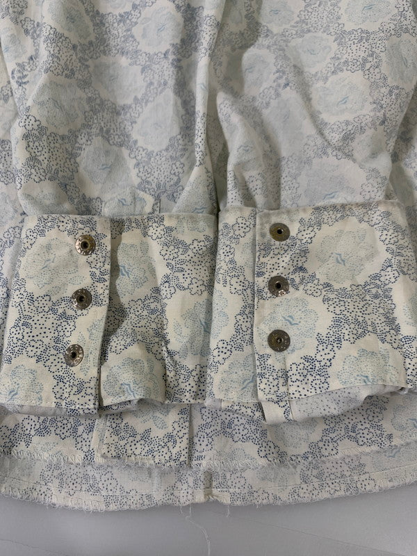 【中古品】【メンズ】 WESTERN FASHION WESTERN SHIRT ウェスタンシャツ 長袖シャツ ロングスリーブ 146-260416-AS-12-min サイズ：下記参照 カラー：ベージュ/ブルー 万代Net店