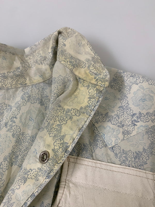 【中古品】【メンズ】 WESTERN FASHION WESTERN SHIRT ウェスタンシャツ 長袖シャツ ロングスリーブ 146-260416-AS-12-min サイズ：下記参照 カラー：ベージュ/ブルー 万代Net店