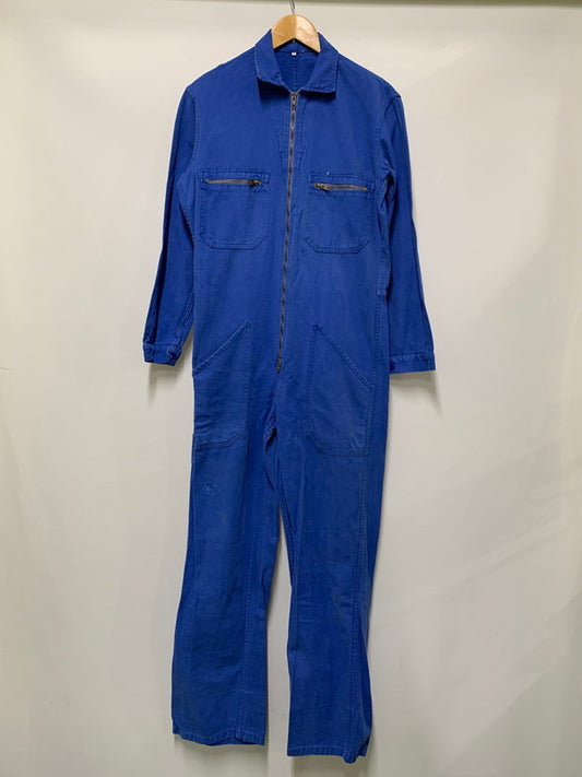 【現状渡し品】【メンズ】 ADOLPHE LAFONT アドルフラフォン VINTAGE EURO WORK 60S-70S ECLAIR ZIP オールインワン ヴィンテージ つなぎ 157-260416-AS-1-min サイズ：1 カラー：ブルー 万代Net店