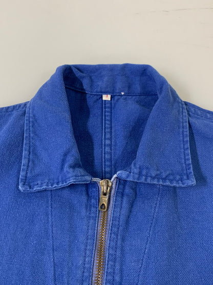 【現状渡し品】【メンズ】 ADOLPHE LAFONT アドルフラフォン VINTAGE EURO WORK 60S-70S ECLAIR ZIP オールインワン ヴィンテージ つなぎ 157-260416-AS-1-min サイズ：1 カラー：ブルー 万代Net店