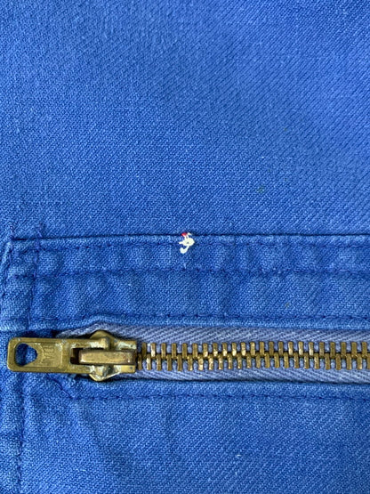 【現状渡し品】【メンズ】 ADOLPHE LAFONT アドルフラフォン VINTAGE EURO WORK 60S-70S ECLAIR ZIP オールインワン ヴィンテージ つなぎ 157-260416-AS-1-min サイズ：1 カラー：ブルー 万代Net店
