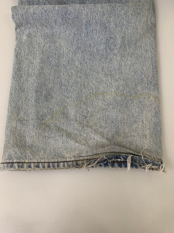 【中古品】【メンズ】 XLARGE エクストララージ 101253031015 OLD ENGLISH DENIM PANTS デニムパンツ ボトムス 153-260416-AS-19-min サイズ：36 カラー：ライトインディゴ 万代Net店