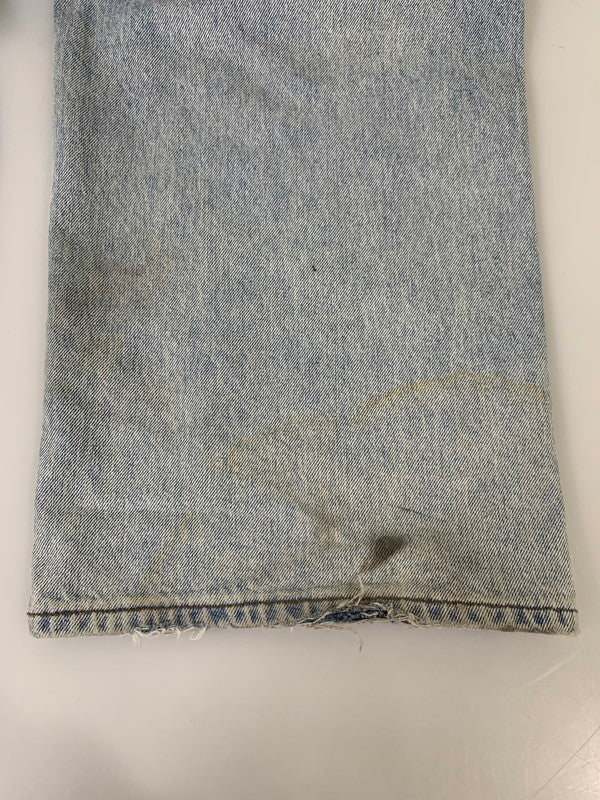 【中古品】【メンズ】 XLARGE エクストララージ 101253031015 OLD ENGLISH DENIM PANTS デニムパンツ ボトムス 153-260416-AS-19-min サイズ：36 カラー：ライトインディゴ 万代Net店