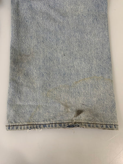 【中古品】【メンズ】 XLARGE エクストララージ 101253031015 OLD ENGLISH DENIM PANTS デニムパンツ ボトムス 153-260416-AS-19-min サイズ：36 カラー：ライトインディゴ 万代Net店