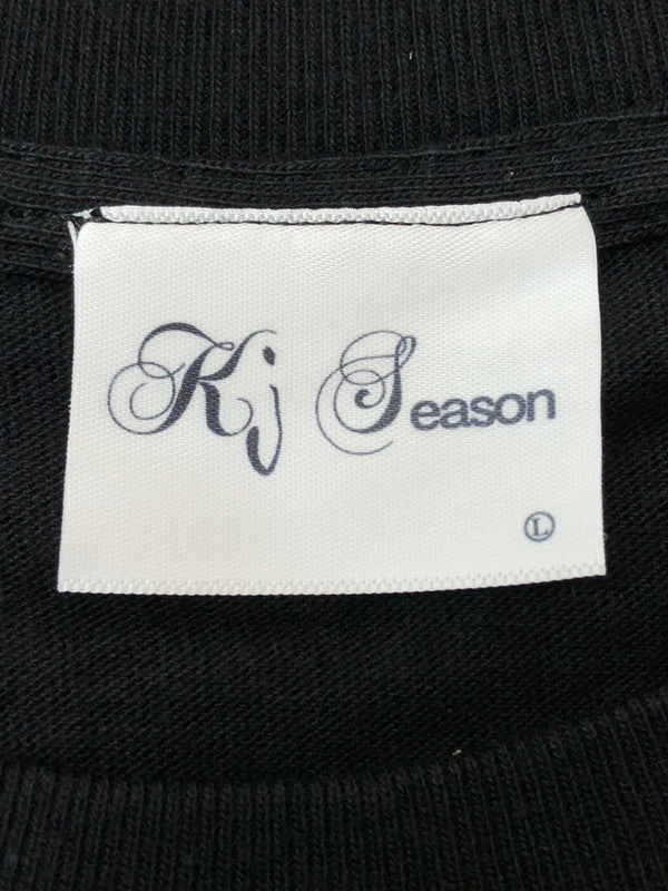 【中古品】【メンズ】 KJ SEASON NEVER DISAPPOINT YU SS TEE 半袖Tシャツ ショートスリーブ 142-260415-AS-28-min サイズ：L カラー：ブラック 万代Net店
