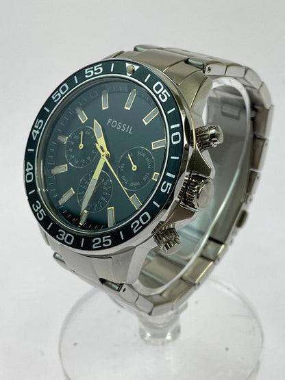 【中古品】【メンズ】 FOSSIL フォッシル MM BANNON アナログ クオーツ腕時計 BQ2492 ミリ バノン 腕時計 197-260413-KS-02-min カラー：シルバー 万代Net店