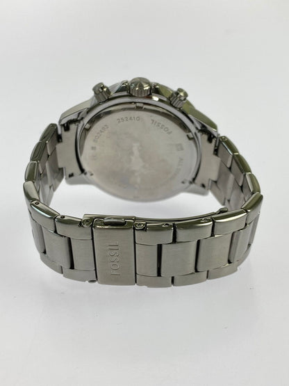 【中古品】【メンズ】 FOSSIL フォッシル MM BANNON アナログ クオーツ腕時計 BQ2492 ミリ バノン 腕時計 197-260413-KS-02-min カラー：シルバー 万代Net店