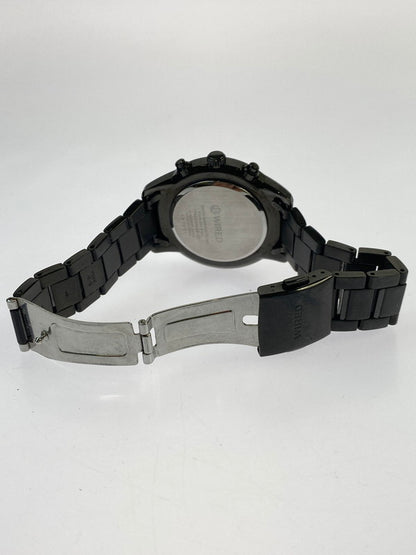 【中古品】【メンズ】 WIRED ワイアード REFLECTION 7T92-0RH0 クォーツ腕時計 198-260417-yn-22-min カラー：ブラック/ブルー 万代Net店