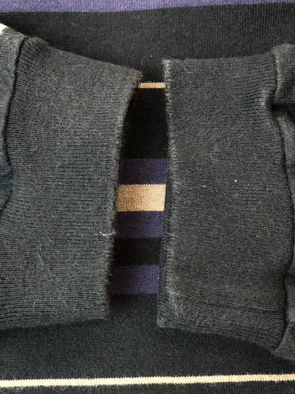 【中古品】【メンズ】 WTAPS ダブルタップス 231ATDT-CSM21 23SS BDY 02 L S COTTON TEXTILE 長袖Tシャツ ロングスリーブ 142-260415-AS-24-min サイズ：03 カラー：ネイビー/パープル/グレー 万代Net店