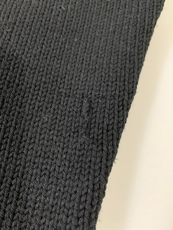 【中古品】【メンズ】 CELINE セリーヌ 21SS 2A43L717M ピエロ ボクシー クルーネック セーターニット トップス 141-260412-SH-05-min サイズ：XL カラー：ブラック 万代Net店