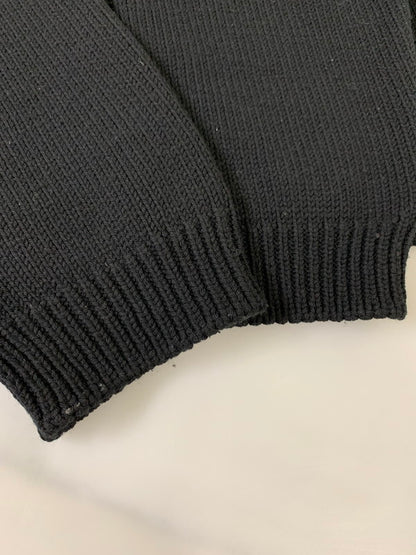 【中古品】【メンズ】 CELINE セリーヌ 21SS 2A43L717M ピエロ ボクシー クルーネック セーターニット トップス 141-260412-SH-05-min サイズ：XL カラー：ブラック 万代Net店