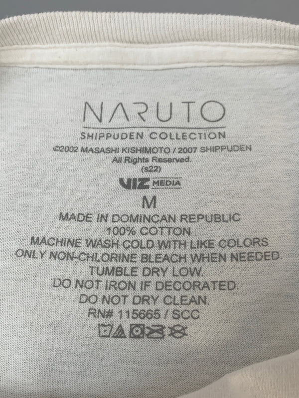 【中古品】【メンズ】 NARUTO ナルト UZUMAKI NARUTO うずまきナルト SS TEE 半袖Tシャツ 146-260714-ta-18-min サイズ：M カラー：ホワイト 万代Net店