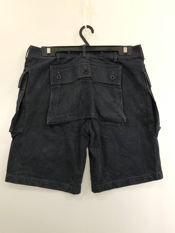 【中古品】【メンズ】 A BATHING APE アベイシングエイプ CARGO SHORT カーゴ ショートパンツ ボトムス 153-260415-AS-11-min サイズ：M カラー：ダークネイビー(色あせ) 万代Net店