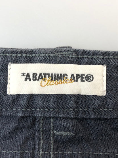 【中古品】【メンズ】 A BATHING APE アベイシングエイプ CARGO SHORT カーゴ ショートパンツ ボトムス 153-260415-AS-11-min サイズ：M カラー：ダークネイビー(色あせ) 万代Net店