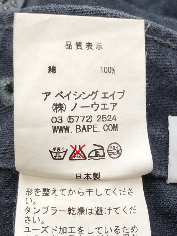 【中古品】【メンズ】 A BATHING APE アベイシングエイプ CARGO SHORT カーゴ ショートパンツ ボトムス 153-260415-AS-11-min サイズ：M カラー：ダークネイビー(色あせ) 万代Net店
