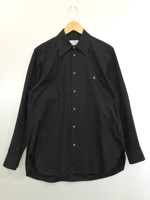 【中古品】【メンズ】 Vivienne WestwoodMAN ヴィヴィアンウエストウッドマン 90S SHIRT 長袖シャツ ロングスリーブ 141-260415-AS-6-min サイズ：2 カラー：ブラック 万代Net店