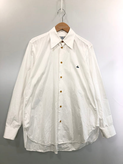 【中古品】【メンズ】 Vivienne WestwoodMAN ヴィヴィアンウエストウッドマン 90S SHIRT 長袖シャツ ロングスリーブ 141-260415-AS-5-min サイズ：2 カラー：ホワイト 万代Net店