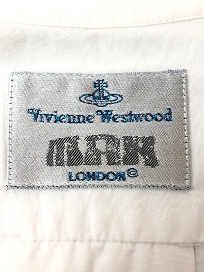 【中古品】【メンズ】 Vivienne WestwoodMAN ヴィヴィアンウエストウッドマン 90S SHIRT 長袖シャツ ロングスリーブ 141-260415-AS-5-min サイズ：2 カラー：ホワイト 万代Net店