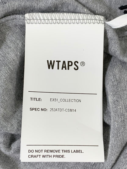 【中古美品】【メンズ】 WTAPS ダブルタップス ACADEMY LS CTPL LS TEE 252ATDT-CSM14 アカデミー エルエス シーティーピーエル エルエス ティー 長袖 カットソー メンズ トップス 142-260414-KS-15-min サイズ：02 カラー：グレー 万代Net店