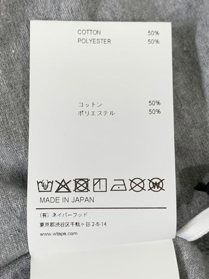 【中古美品】【メンズ】 WTAPS ダブルタップス ACADEMY LS CTPL LS TEE 252ATDT-CSM14 アカデミー エルエス シーティーピーエル エルエス ティー 長袖 カットソー メンズ トップス 142-260414-KS-15-min サイズ：02 カラー：グレー 万代Net店