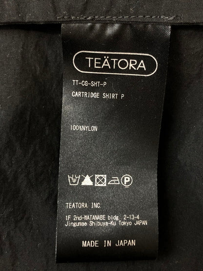 【中古品】【メンズ】 TEATORA テアトラ CARTRIDGE SHIRTS TT-CG-SHT-P カートリッジシャツ メンズ トップス 長袖 140-260416-KS-20-min サイズ：3 カラー：ブラック 万代Net店
