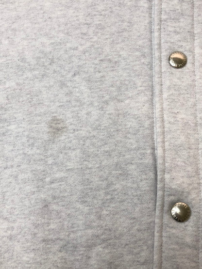 【中古品】【メンズ】 COOTIE クーティー OPEN END YARN PLAIN SWEAT SNAP HOODIE スナップ パーカー 142-260415-AS-7-min サイズ：L カラー：グレー 万代Net店