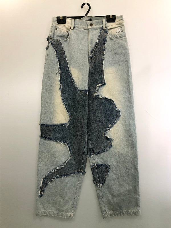 【中古品】【メンズ】 WANNA ワナ YIN YANG BAGGY JEANS インヤン バギー ジーンズ メンズ ボトムス 153-260416-KS-25-min サイズ：2 カラー：ブルー系 万代Net店