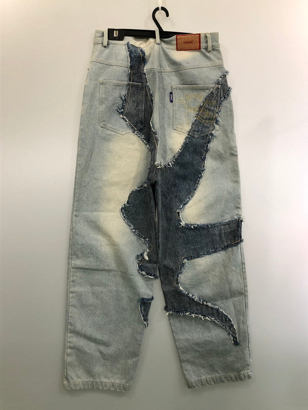 【中古品】【メンズ】 WANNA ワナ YIN YANG BAGGY JEANS インヤン バギー ジーンズ メンズ ボトムス 153-260416-KS-25-min サイズ：2 カラー：ブルー系 万代Net店