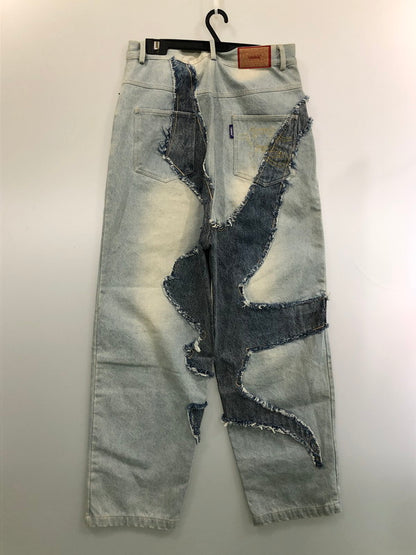 【中古品】【メンズ】 WANNA ワナ YIN YANG BAGGY JEANS インヤン バギー ジーンズ メンズ ボトムス 153-260416-KS-25-min サイズ：2 カラー：ブルー系 万代Net店